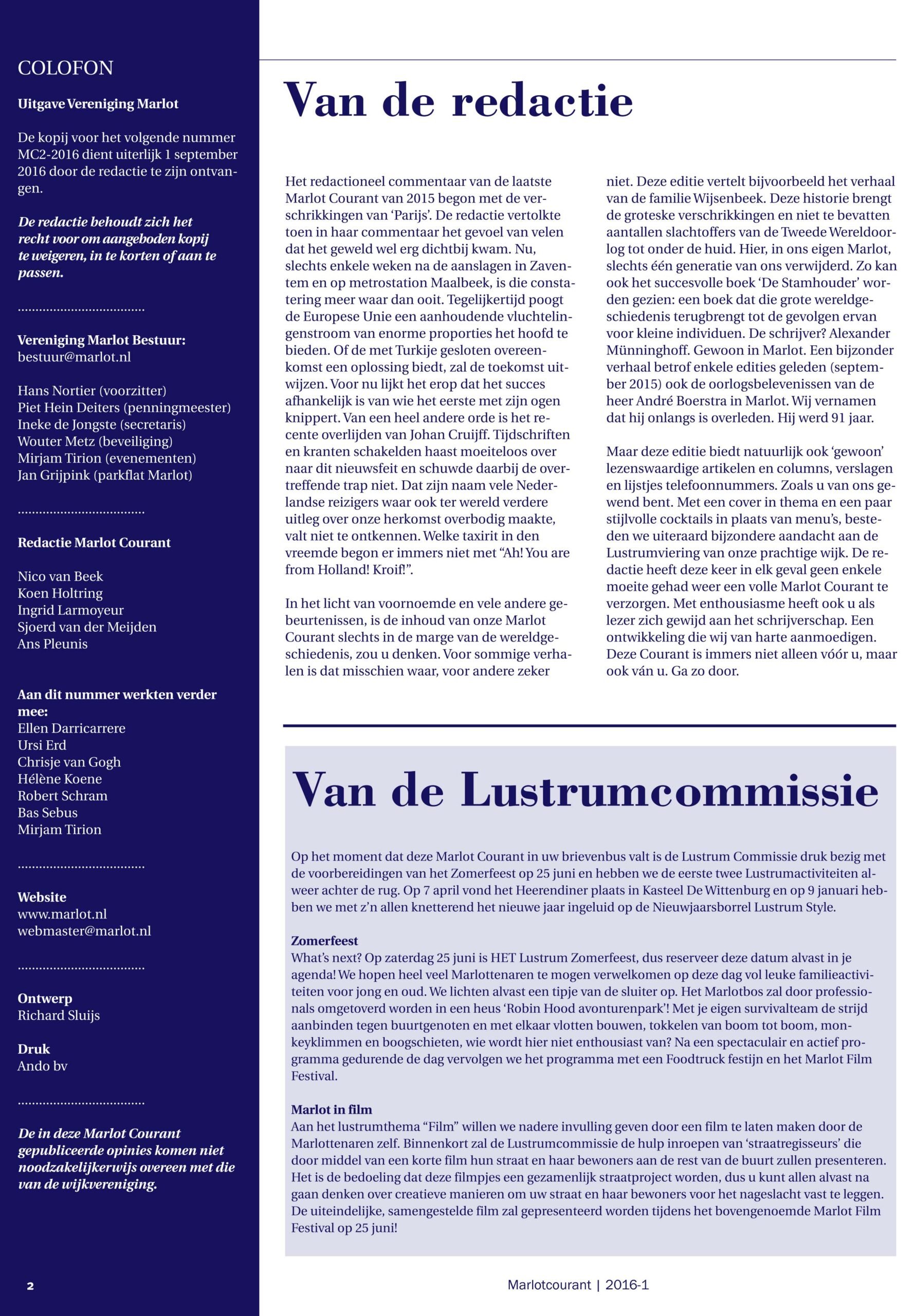 MARLOT COURANT 2016 – 1